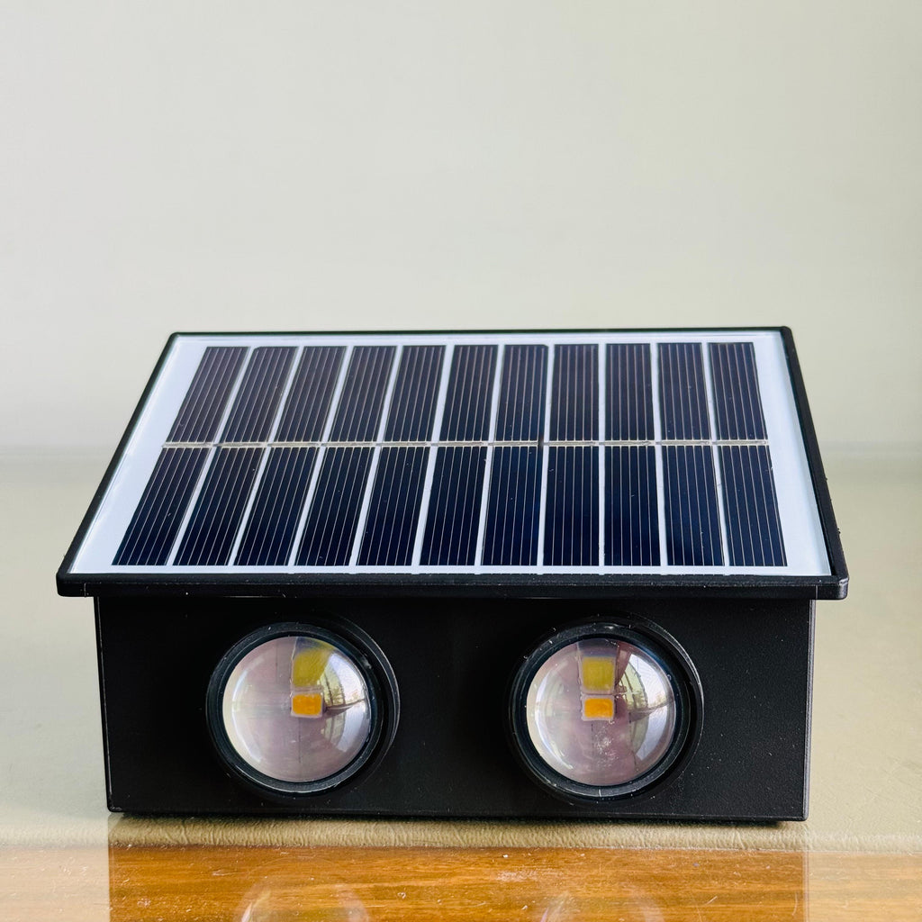 Solar Up & Down Wall Light 2x2
