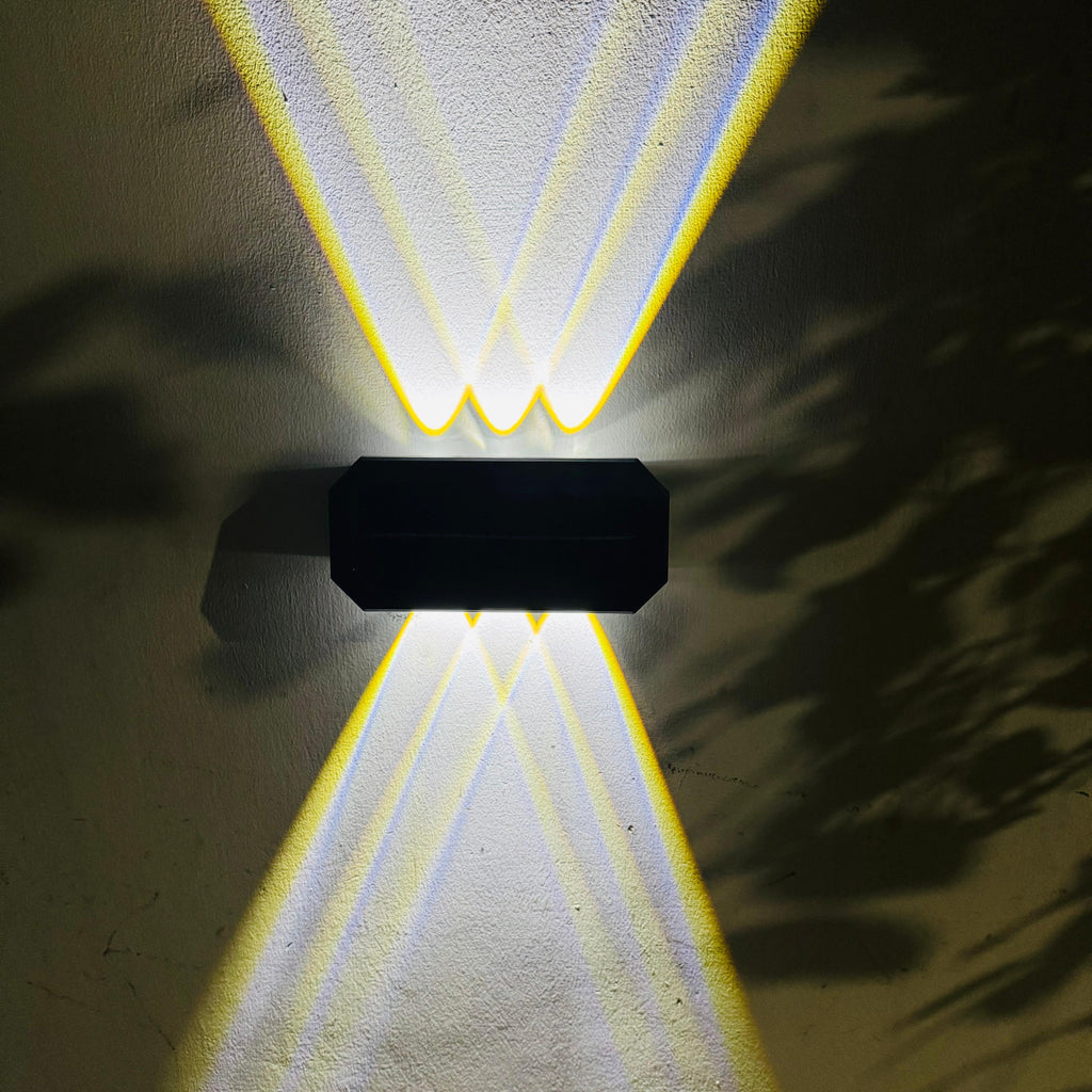 Solar Up & Down Wall Light 3x3