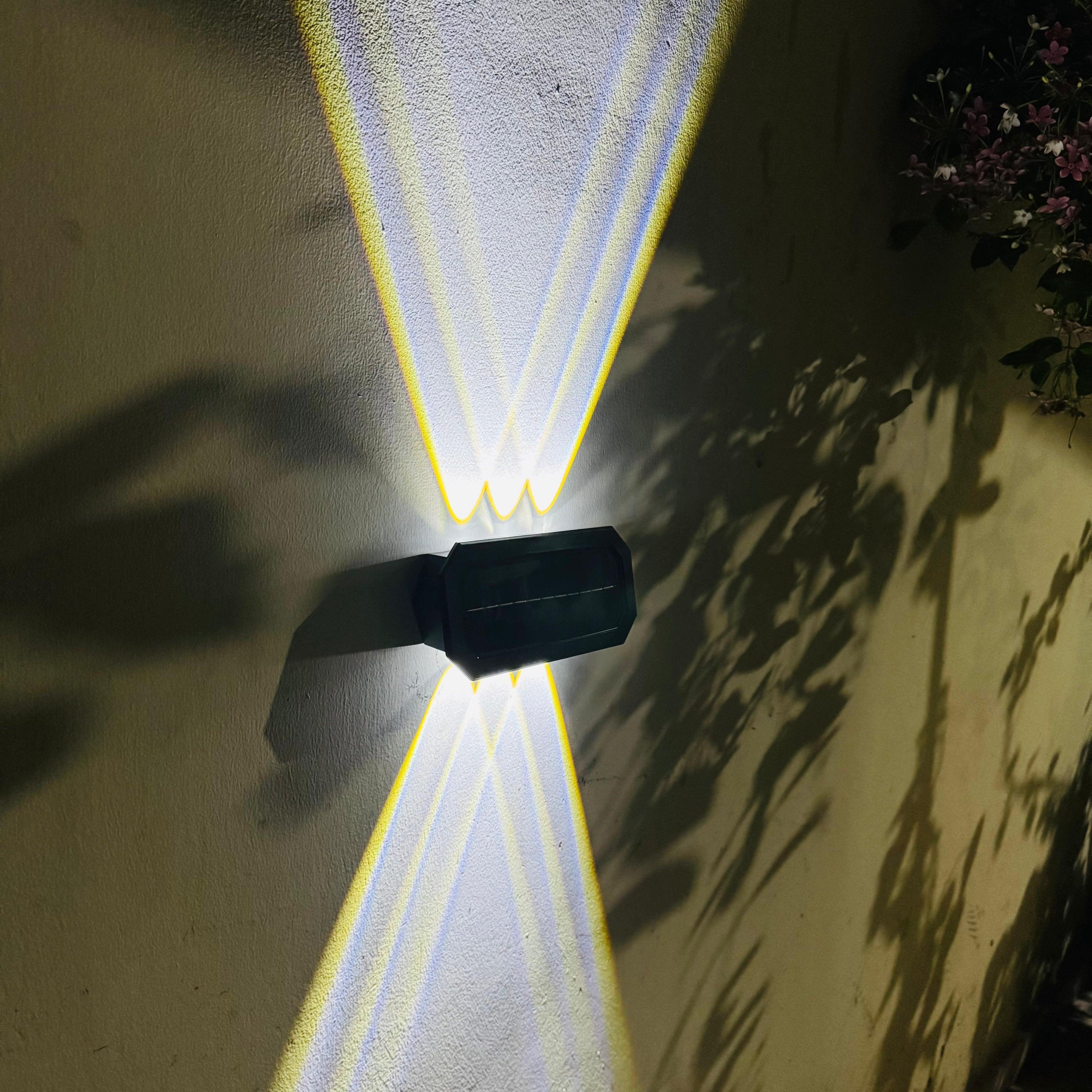 Solar Up & Down Wall Light 3x3