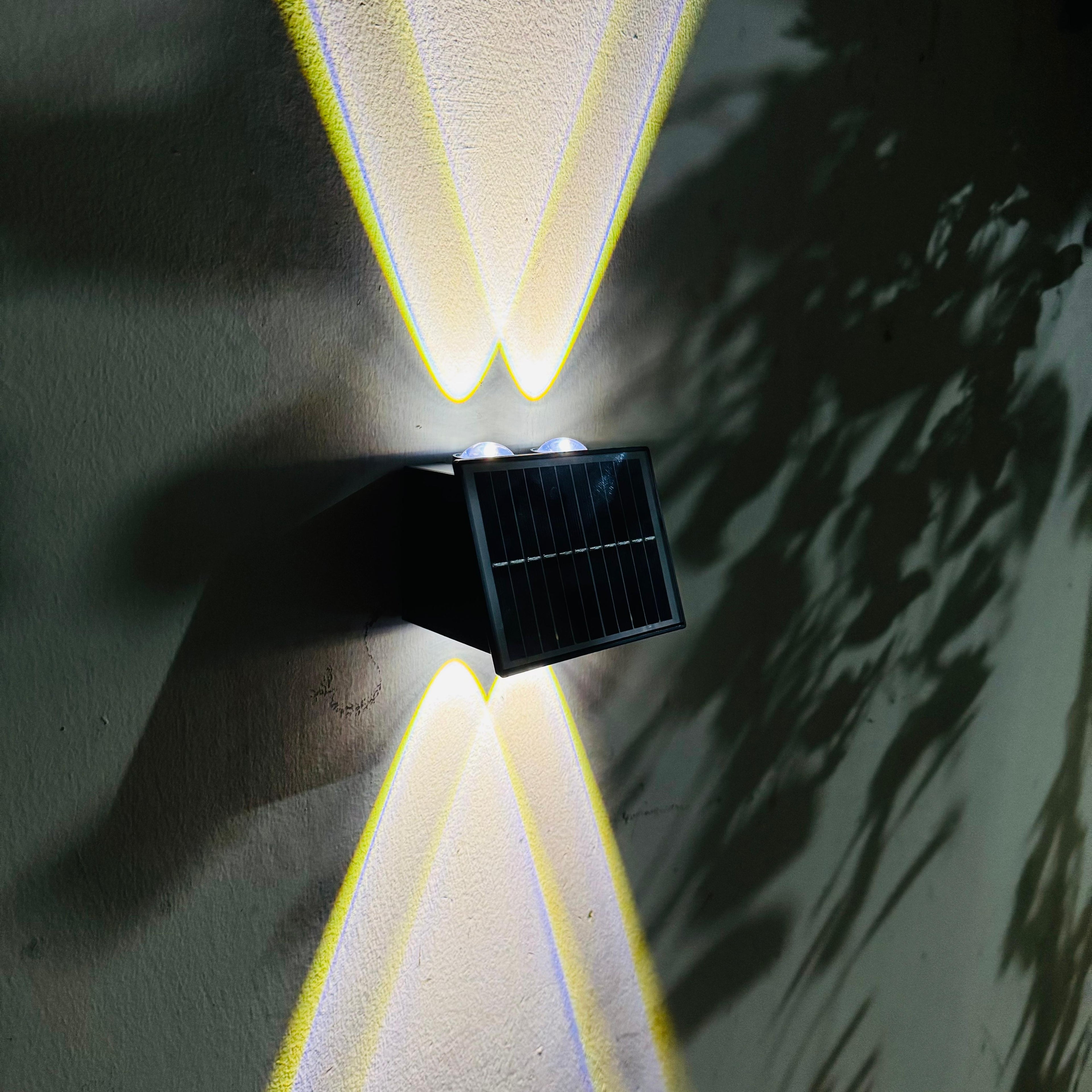 Solar Up & Down Wall Light 2x2